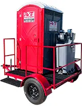 trailer mounted porta potty
