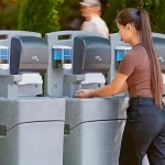 california hand sanitizer rentals