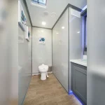 2 Station Restroom Trailer Interior