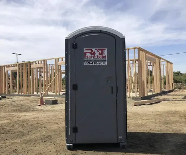 Standard porta potty rental for Fresno construction sites